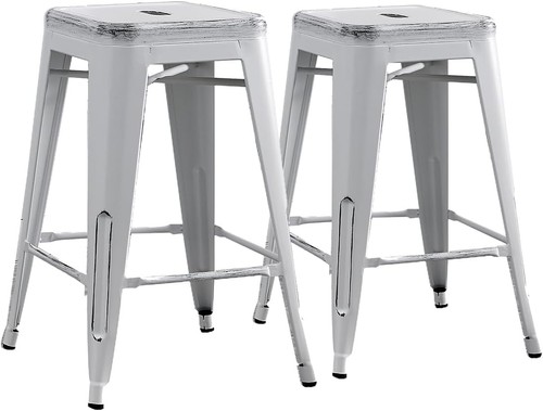 Metal bar stools without